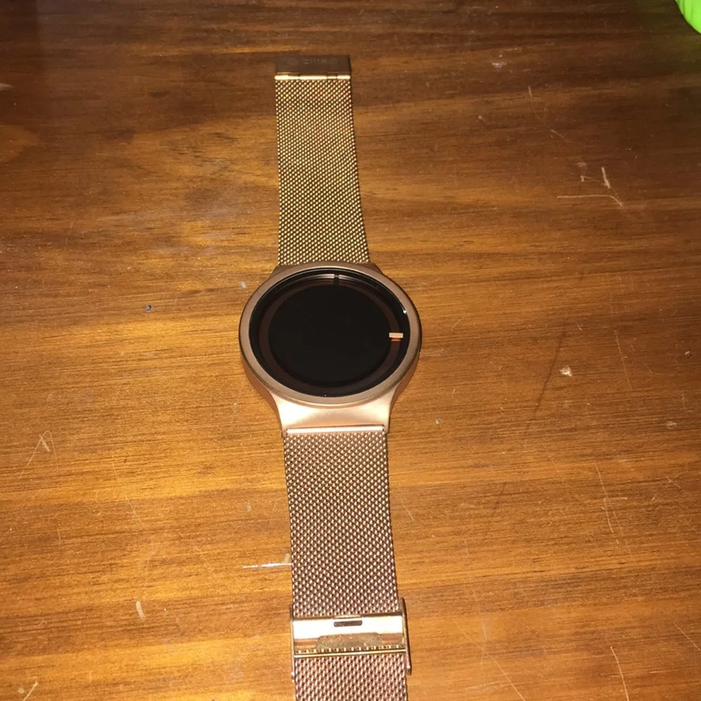 ZIIIRO ECLIPSE Steel Rose Gold Wrist Watch